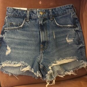 NWT Zara jean shorts